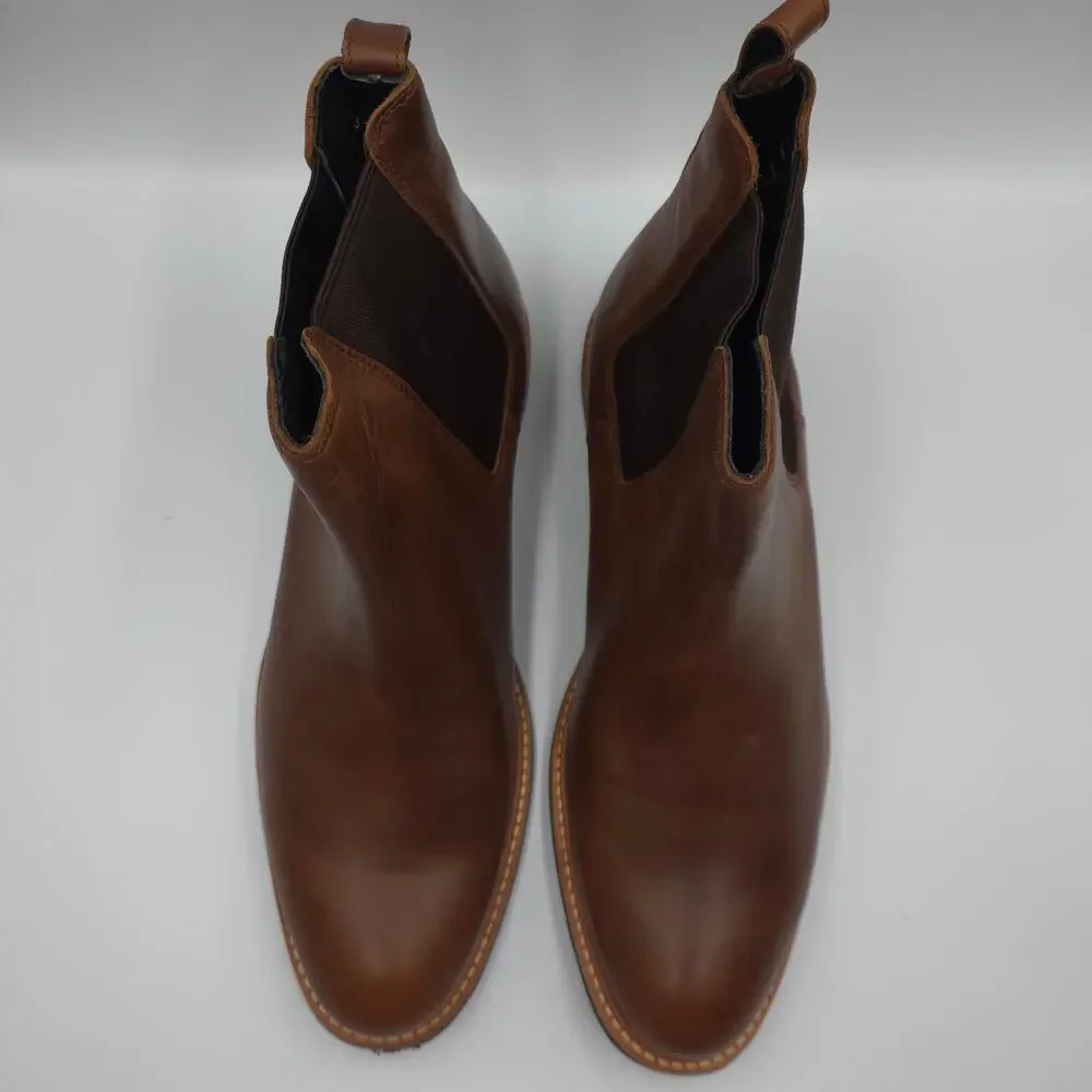 Nisolo All-Weather Chelsea Boots in Brandy Brown Size 13